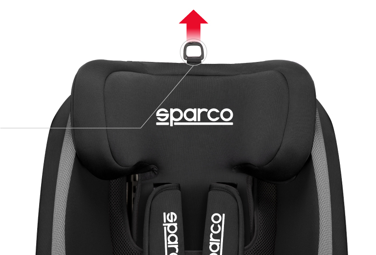 Height-adjustable head rest