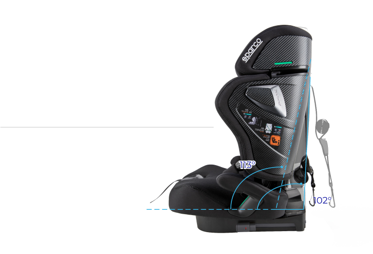 Comfortable Recline for Relaxing Rides