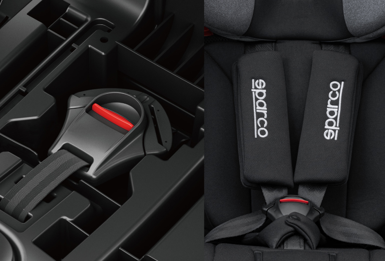 Removable 5-Point Safety Harness